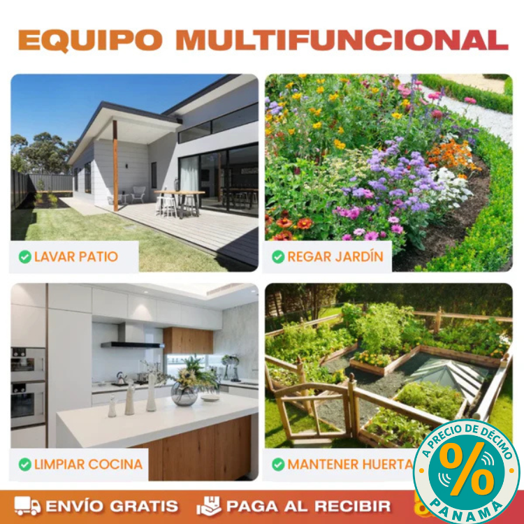 Hidro lavadora Portátil | Alta Presión | Maletín y Guía Digital de REGALO🎁