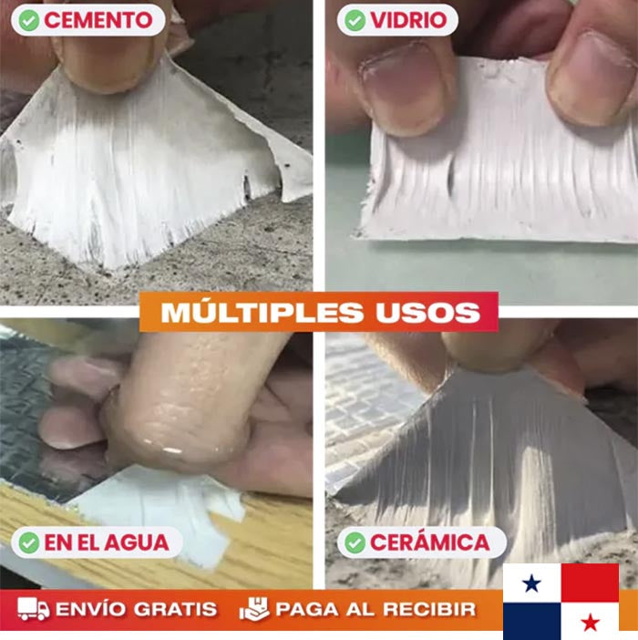 🚨OFERTA 2x1🚨: Tape Impermeabilizante - Resistente al Calor🔥 y al Agua💧