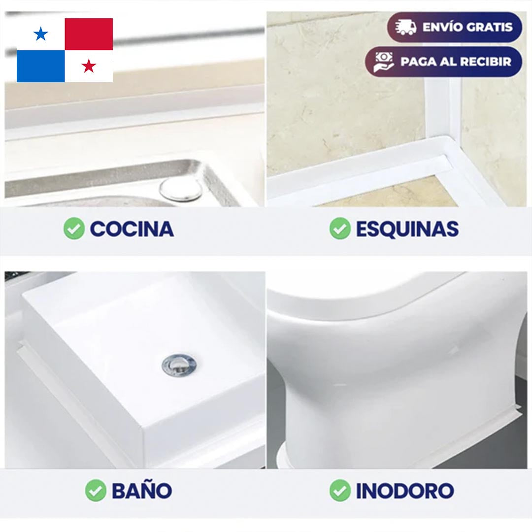 🚨OFERTA 2x1🚨: Tape de Calafateo Anti-Moho | Protege y Embellece tu Hogar