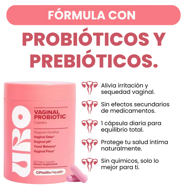 Uro™ | Probióticos y Prebióticos Recupera Tu Confianza Íntima