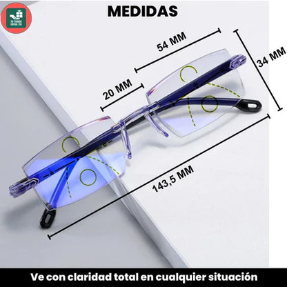 Lentes de Lectura TR90 | Ultra Resistentes | Filtro UV400 | Anti-arañazos
