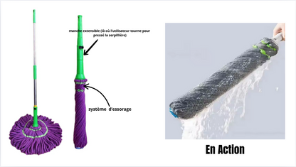 BALAI MAGIC, SERPILLIERE ESSORABLE_livraison gratuite