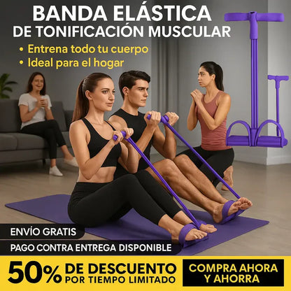 Banda Elástica de Resistencia Multifuncional + Guía Digital de Regalo🎁