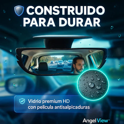 Espejo Retrovisor Gran Angular | 160° | Elimina Puntos Ciegos
