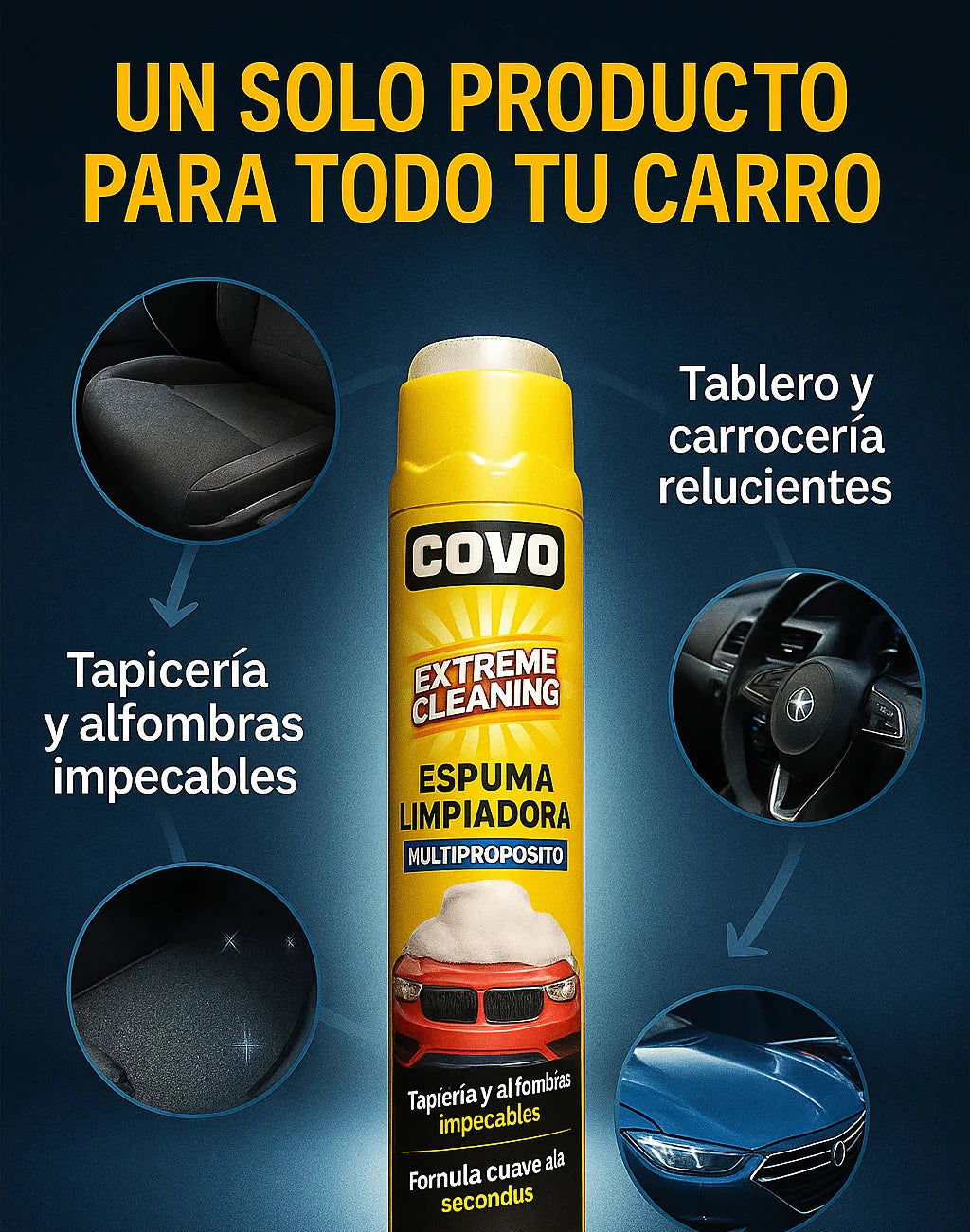 Espuma Limpiadora Multiusos | Magic Foam Cleaner