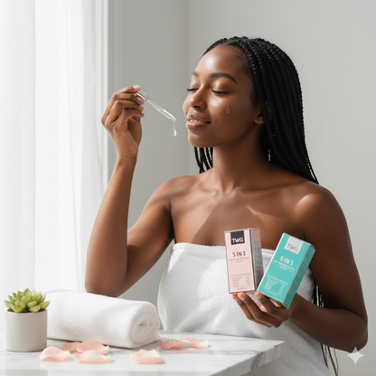 TWG 5 en 1 – Le Sérum Visage qui Transforme Votre Peau en 7 Jours !  ✨ Éclaircit • Hydrate • Lisse • Répare • Anti-taches