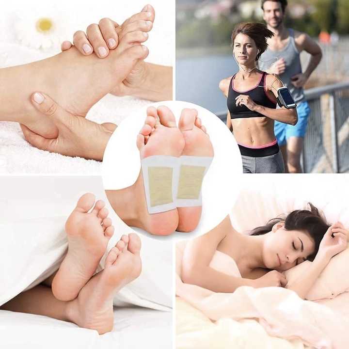 Patchs Détox Pour Les Pieds: Lots De 10, A Base De Plantes Naturelle, Efficace Pour 5 Jours, Améliore Le Sommeil, Soulage La Fatique Des Pieds