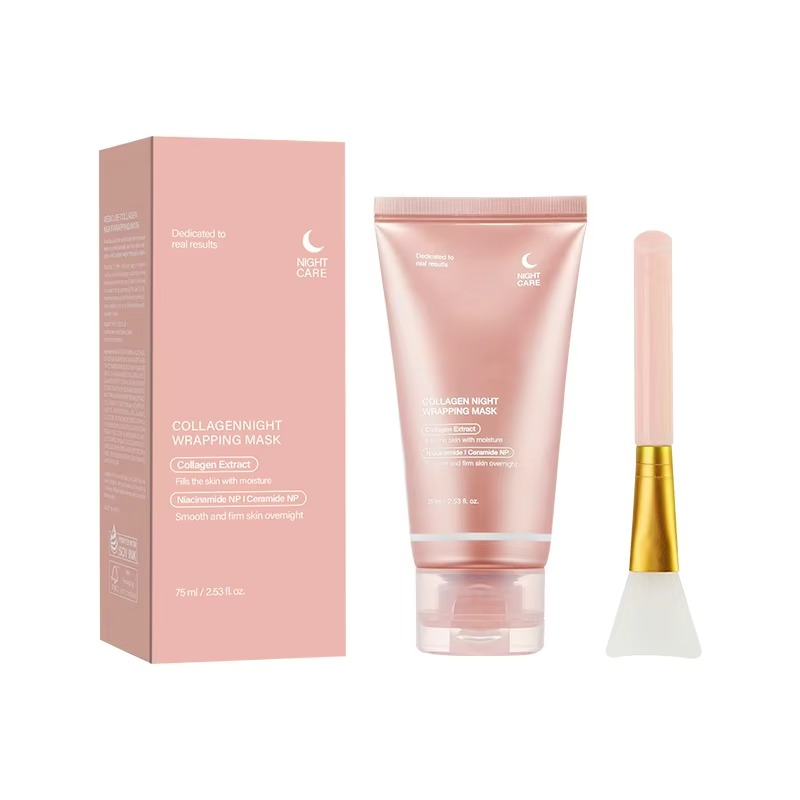 Masque de Visage en collagène. Lisse, hydrate et raffermit le visage.