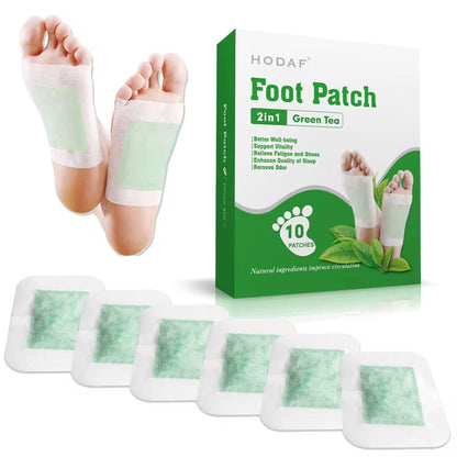 Patchs Détox Pour Les Pieds: Lots De 10, A Base De Plantes Naturelle, Efficace Pour 5 Jours, Améliore Le Sommeil, Soulage La Fatique Des Pieds