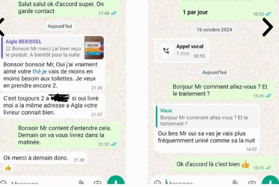 thé prostate à titre curatif et préventif