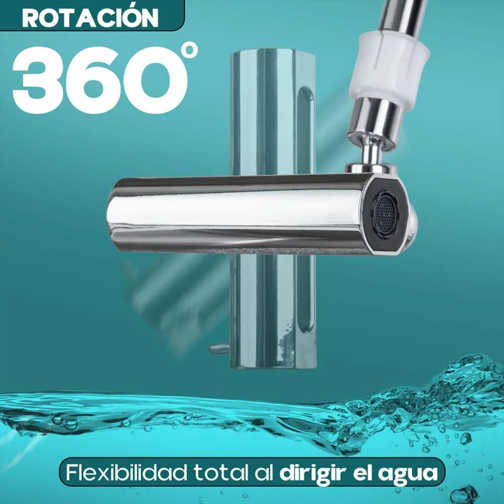 💧 Grifo multifuncional 4 en 1 | Giro 360° | Ahorra Agua + GUIA DIGITAL GRATIS 🎁