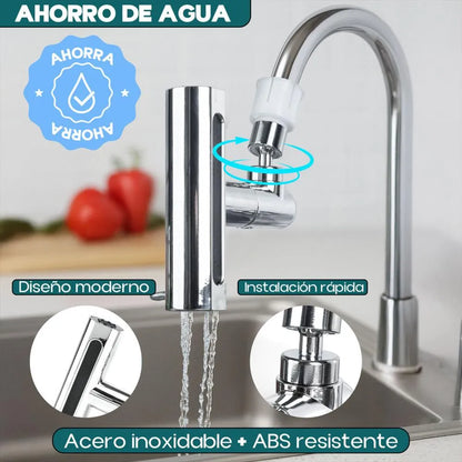 💧 Grifo multifuncional 4 en 1 | Giro 360° | Ahorra Agua + GUIA DIGITAL GRATIS 🎁