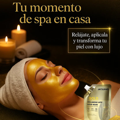 Gold Mask. Mascarilla Dorada con Ácido Hialurónico y Retinol