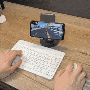 Kit Inalámbrico Mini Teclado y Mouse Óptico | Carga USB + Bluetooth