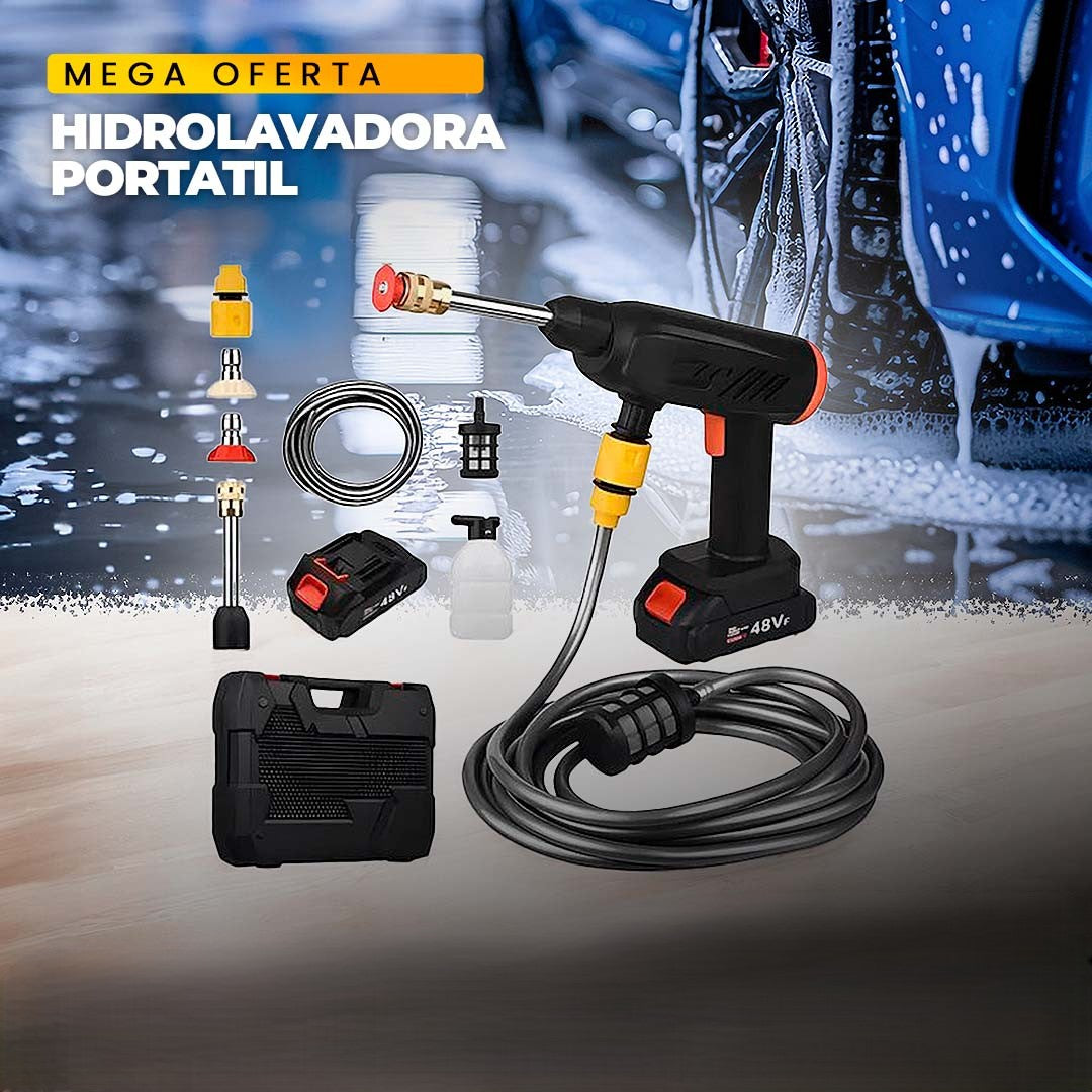 Hidro lavadora Portátil | Alta Presión | Maletín y Guía Digital de REGALO🎁