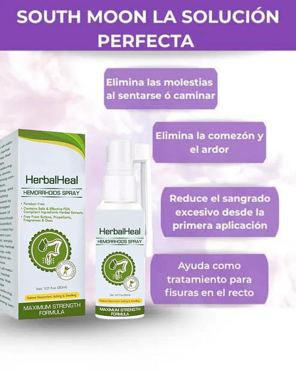 HerbalHeal Spray | Reduce Hemorroides | Rápida Solución